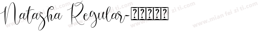 Natasha Regular字体转换